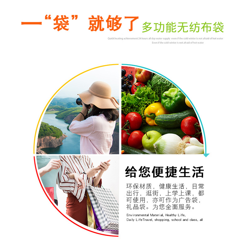 無(wú)紡布環(huán)保袋印刷專(zhuān)屬你的LOGO